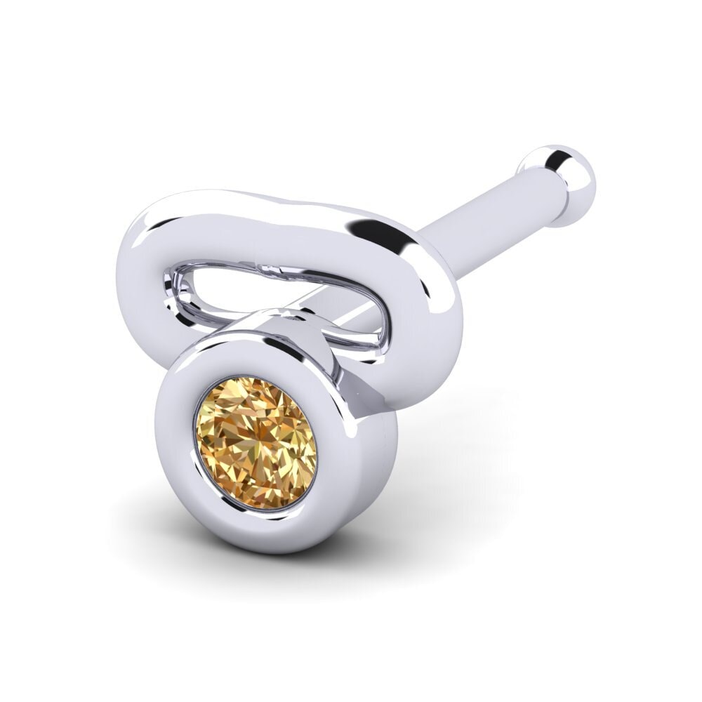 Diamant Brun Piercing Nez Tokalc