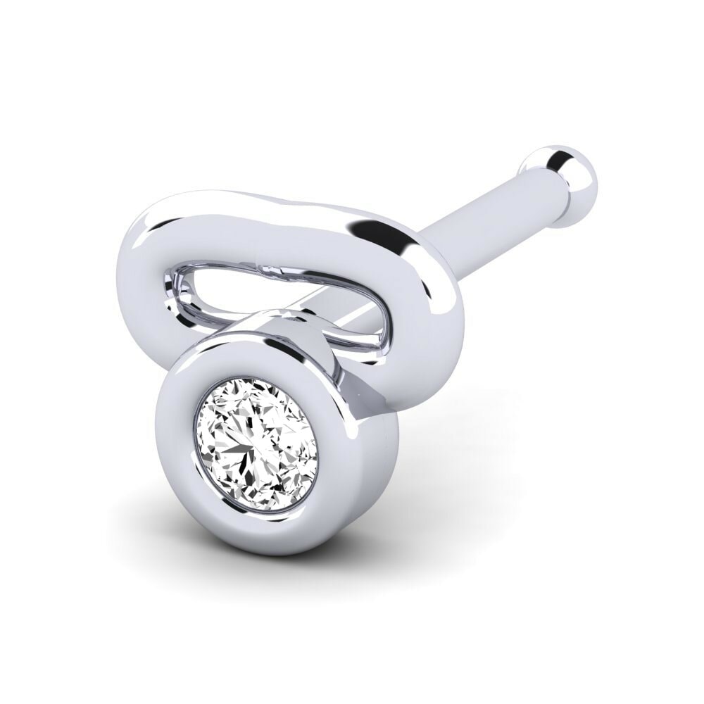 Moissanite Nose Pin Tokalc