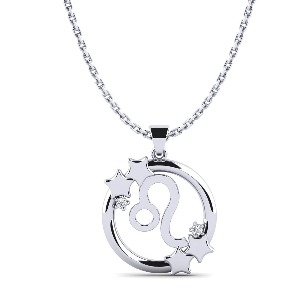 Lab Grown Diamond Women's Pendant Ellermas - Leo