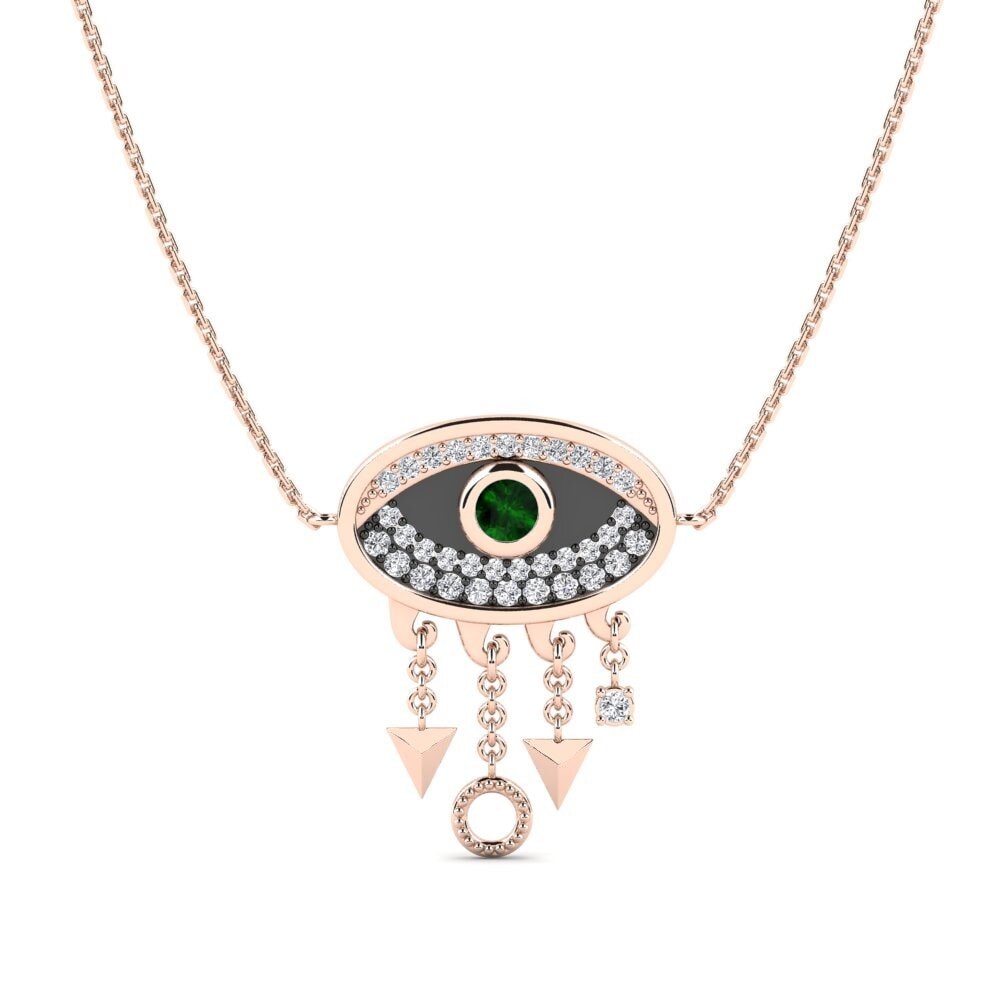 Green Tourmaline Women's Necklace Amabile