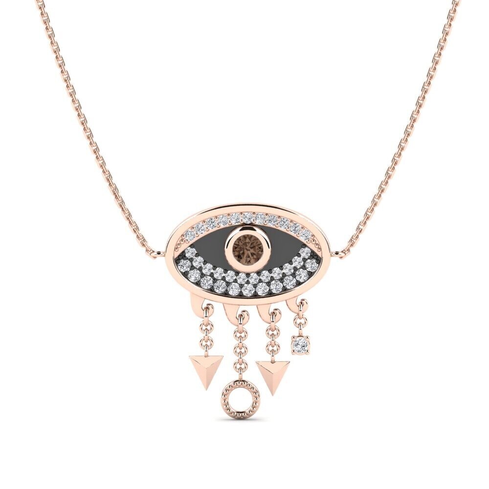 Smoky Quartz Women's Necklace Amabile