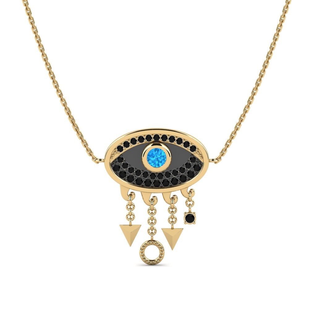Blue Topaz Women's Necklace Amabile