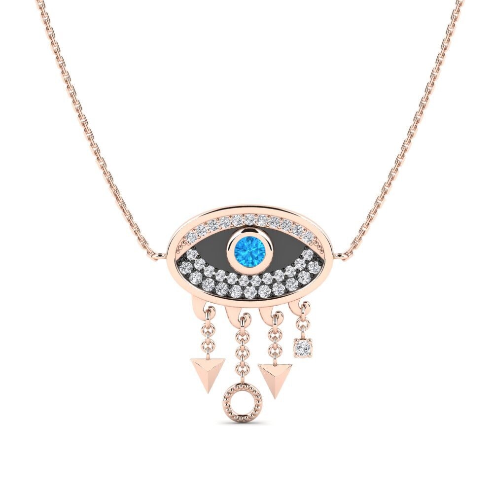 Blue Topaz Women's Necklace Amabile