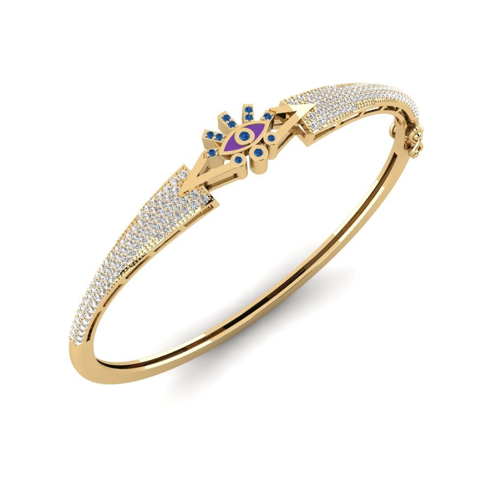 Circonita Azul Oscuro Brazalete de mujer Andriake