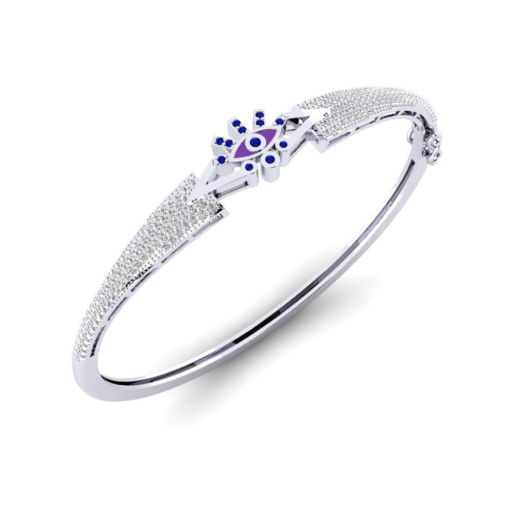 Plata 925 Zafiro Brazalete de mujer Andriake