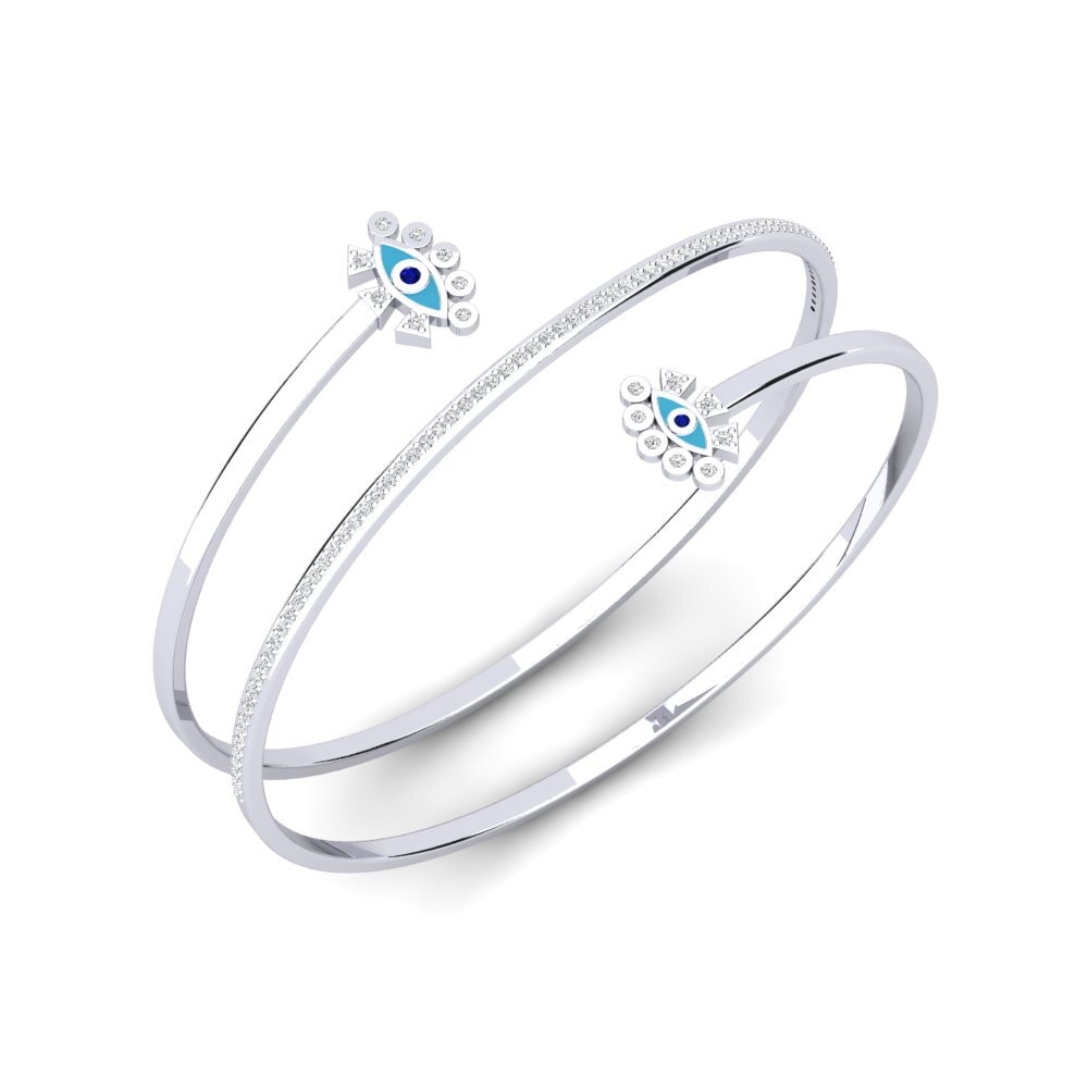 Plata 925 Zafiro Pulsera de Mujer Arykanda