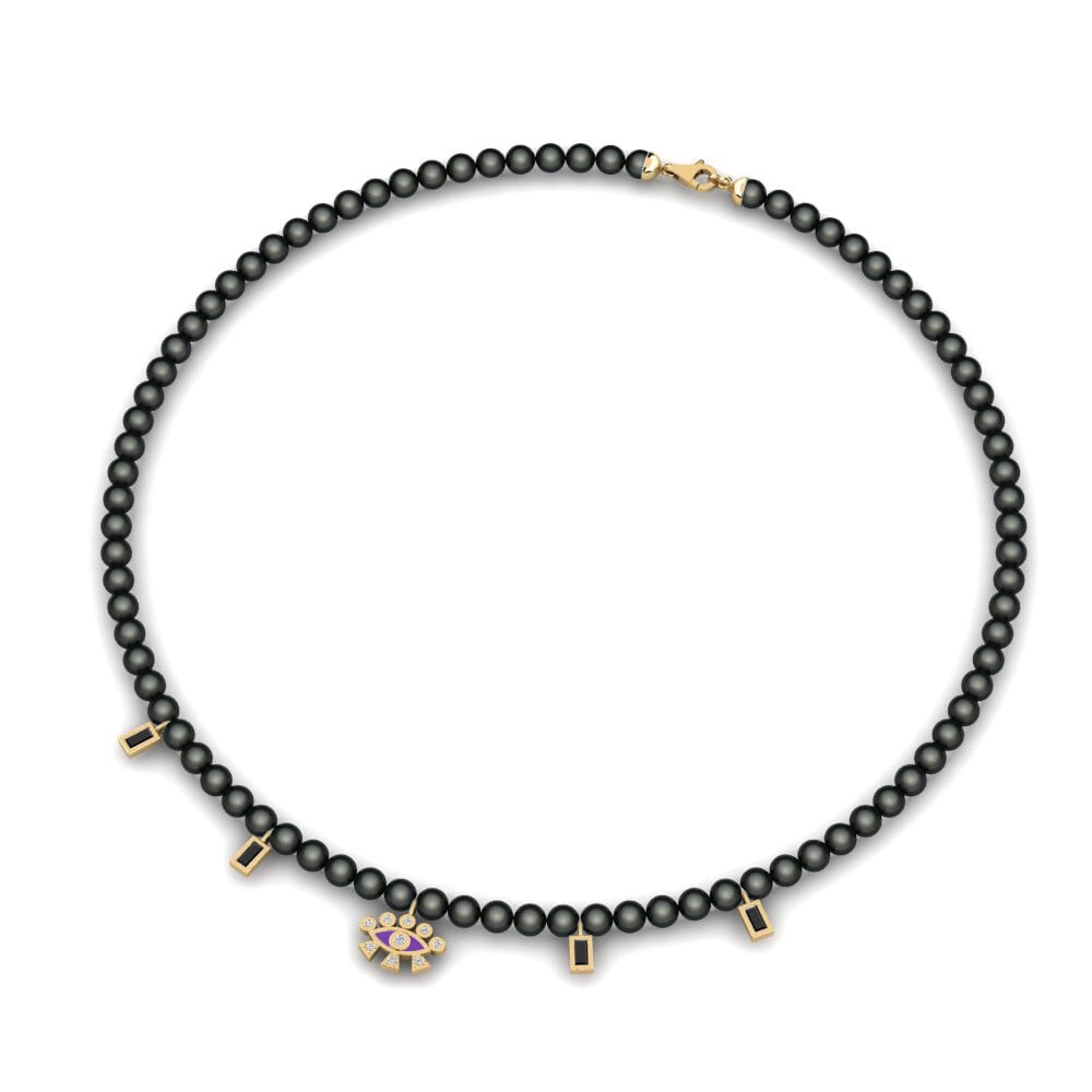 Zafiro negro Collar Atarneus