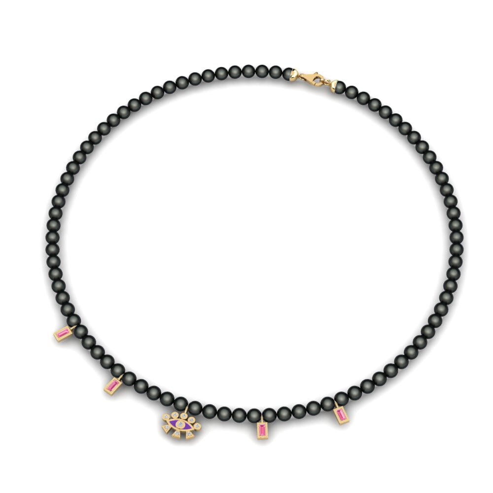 Zafiro Rosado Collar Atarneus