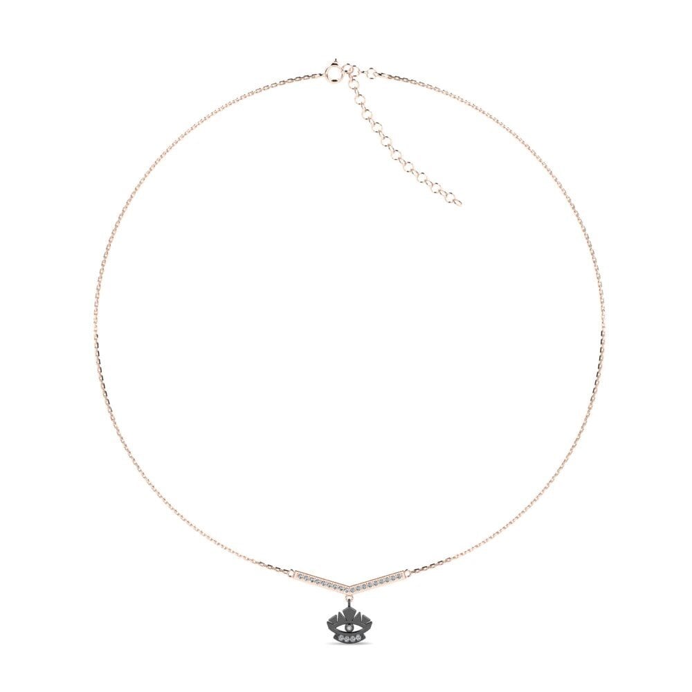 Rotgold 585 Damen choker halskette Babes