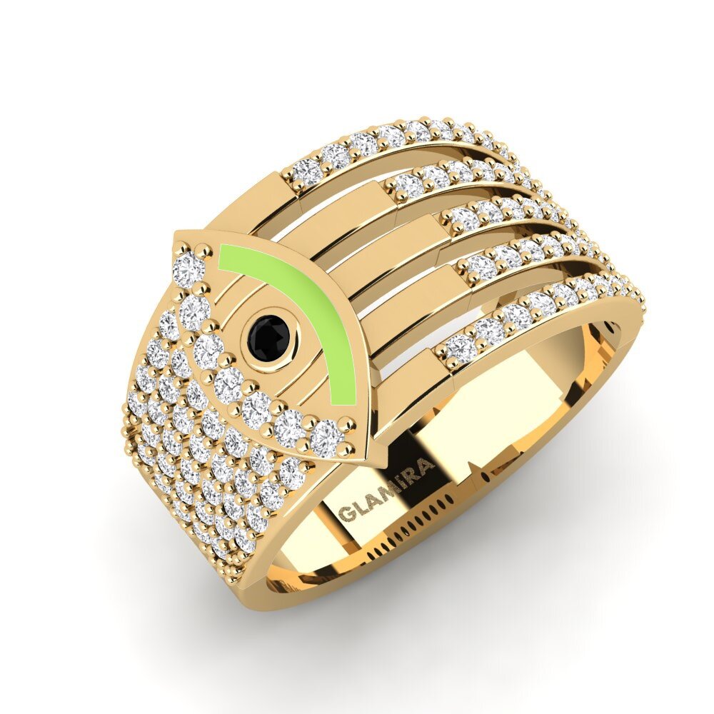 Black Onyx Ring Bersinar