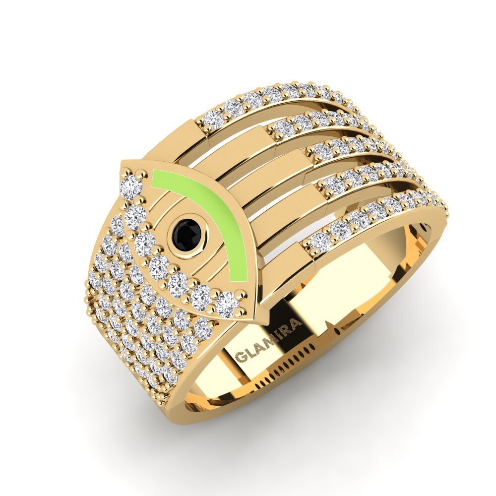 Black Onyx Ring Bersinar