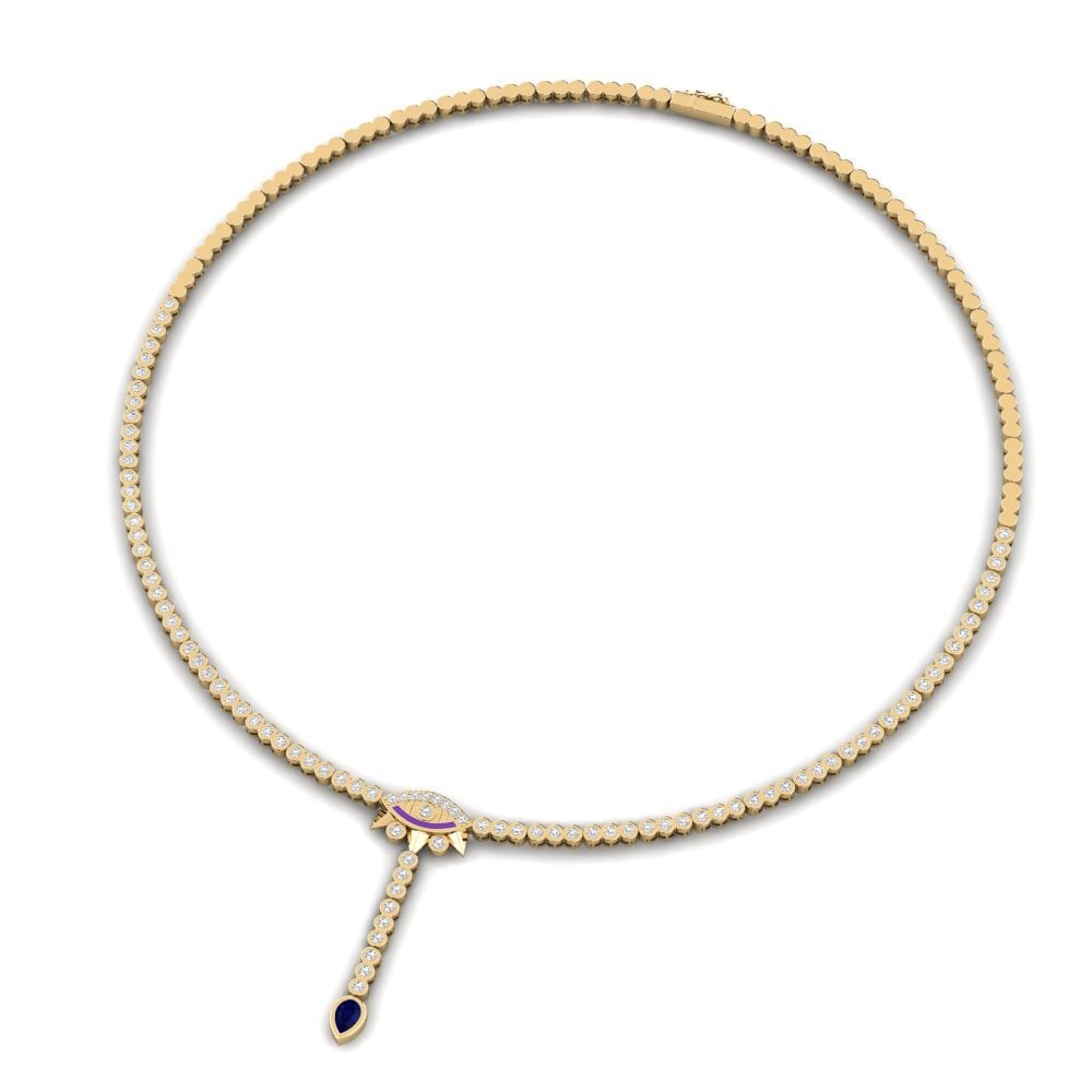 Sapphire Collier Brilhar