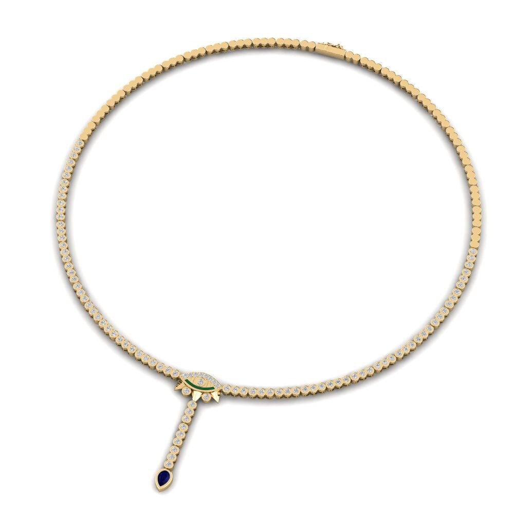 Sapphire Collier Brilhar