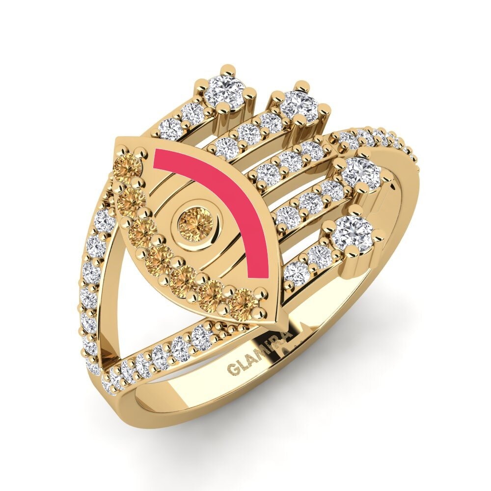 Brown Diamond Ring Briller