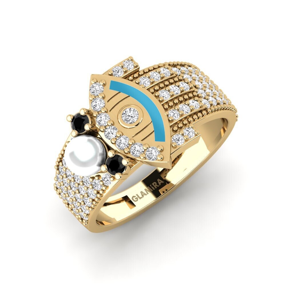 Black Onyx Ring Brillo