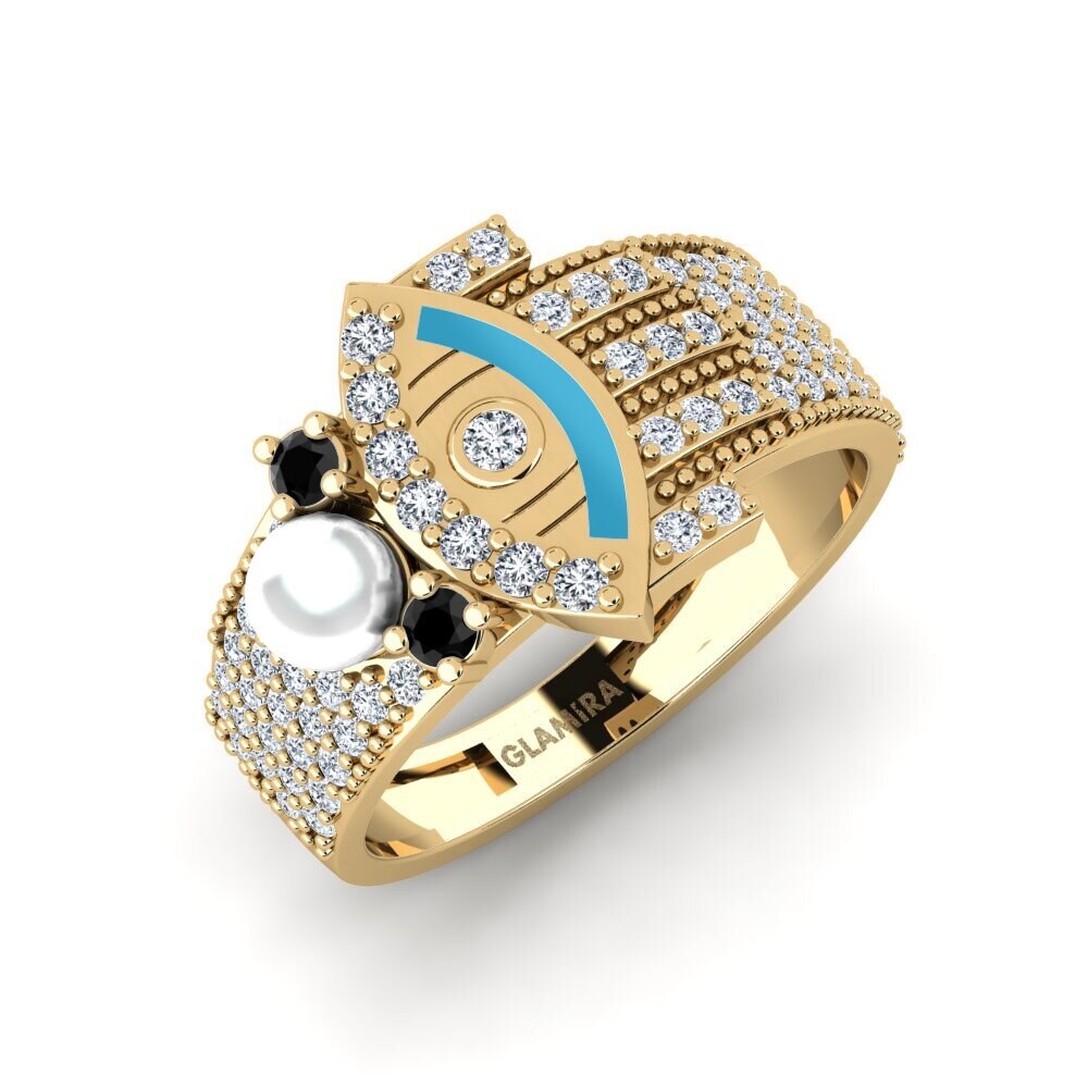 Black Onyx Ring Brillo