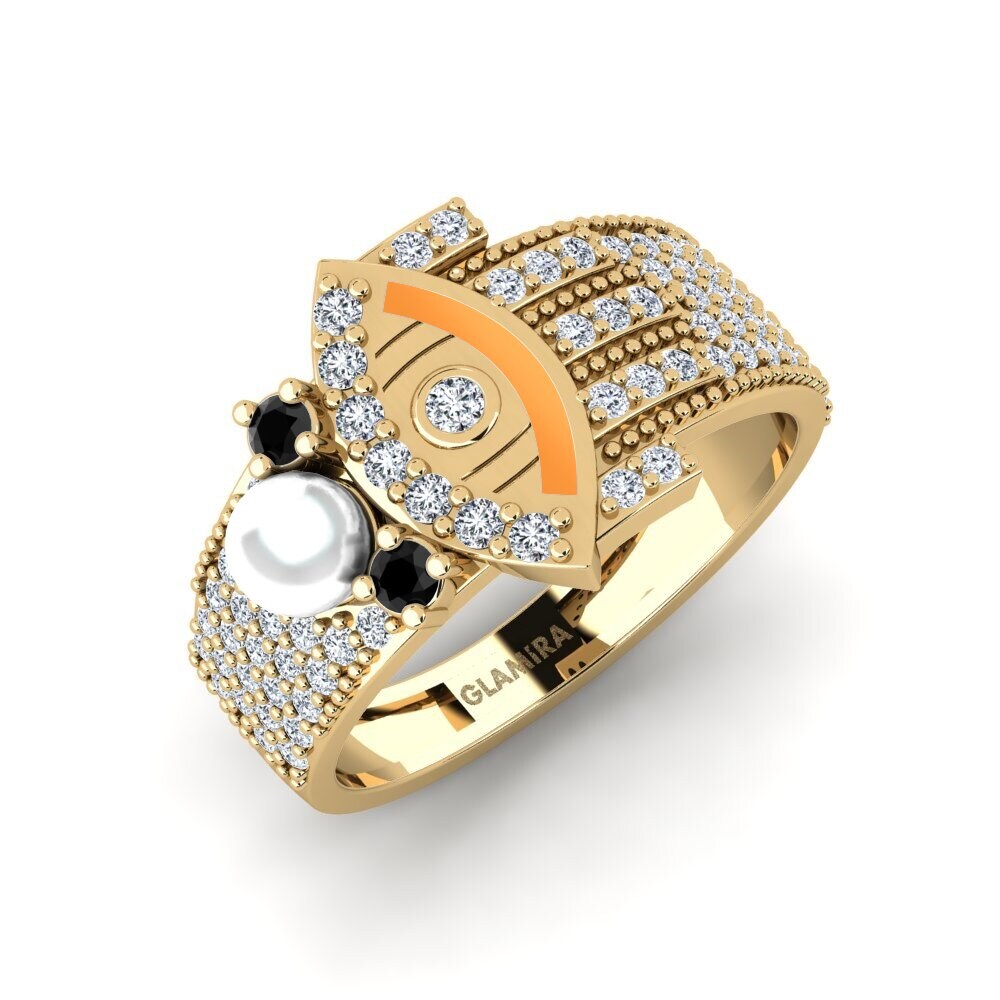Black Onyx Ring Brillo