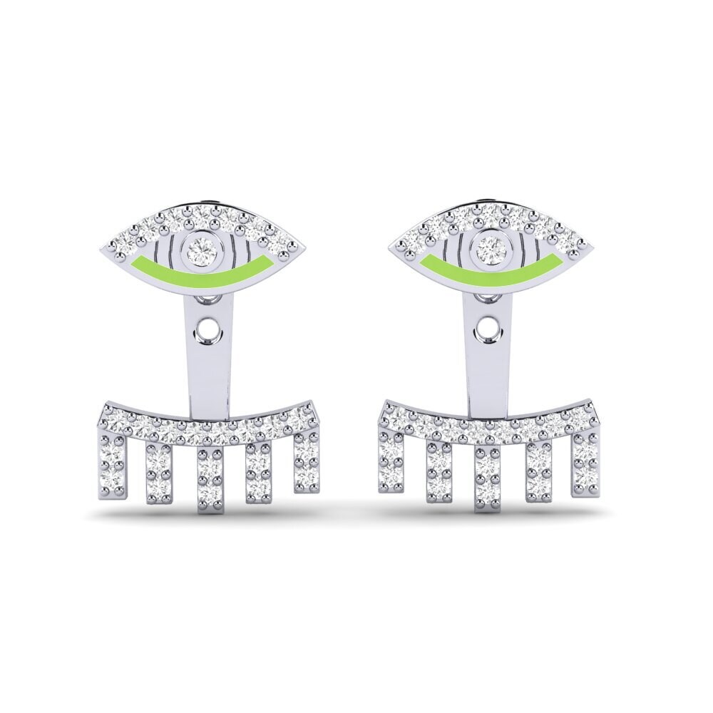 Platino 950 Pendiente de mujer Degjin