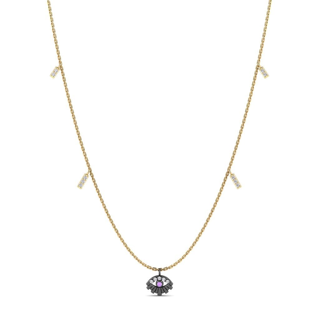 Amethyst Women's Necklace Elogis