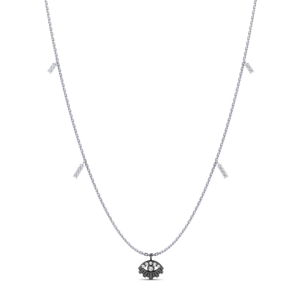 Paladio 950 Diamante Collar de Mujer Elogis