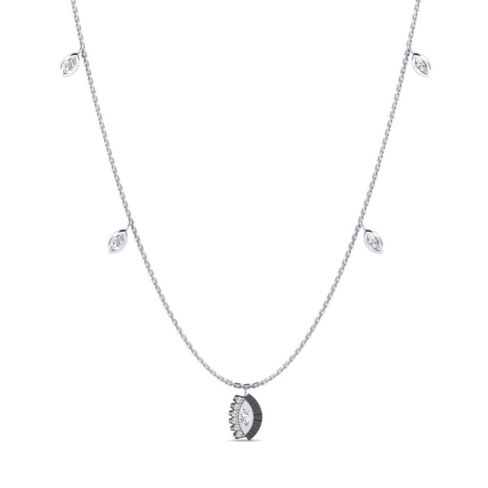 Paladio 950 Diamante Collar de Mujer Fiderona