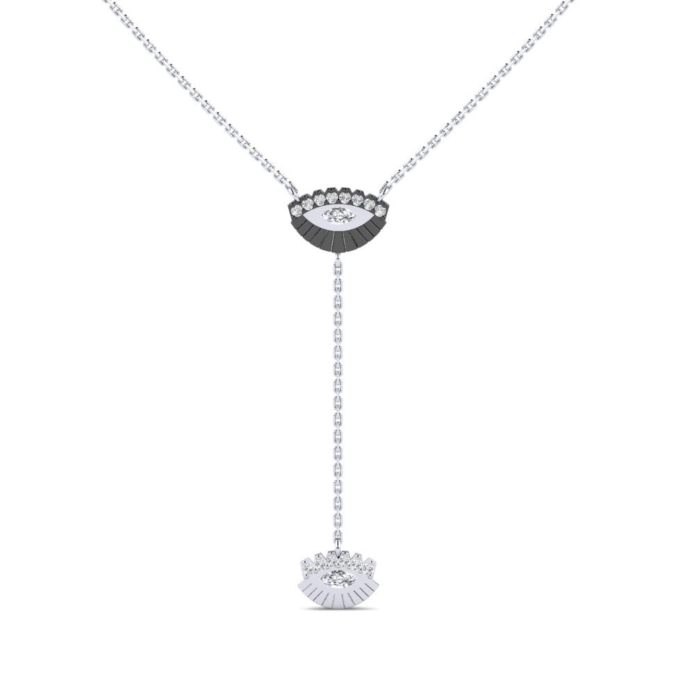 Paladio 950 Diamante Collar de Mujer Loben