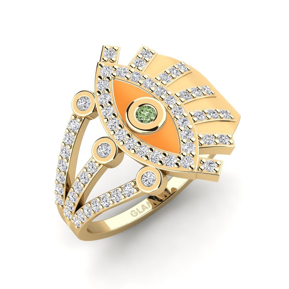 Green Diamond Ring Lykia