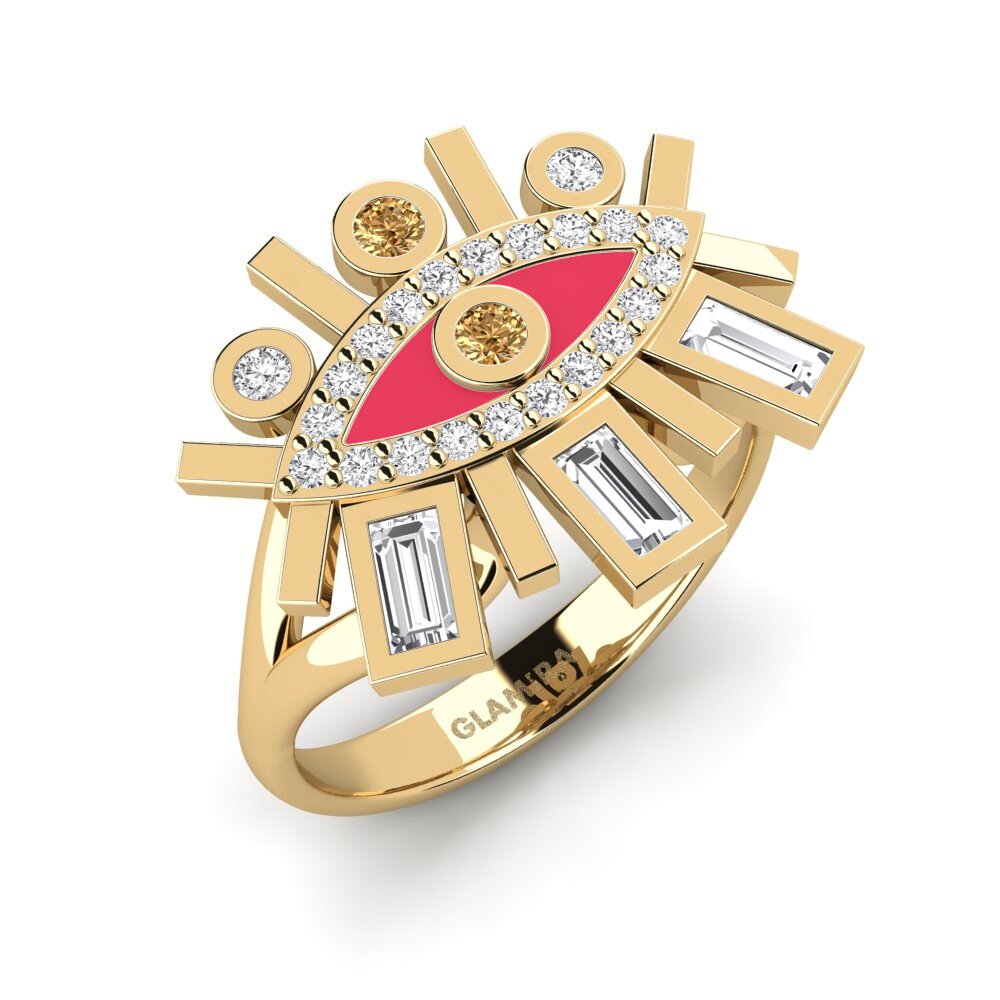 Brown Diamond Ring Okenaus