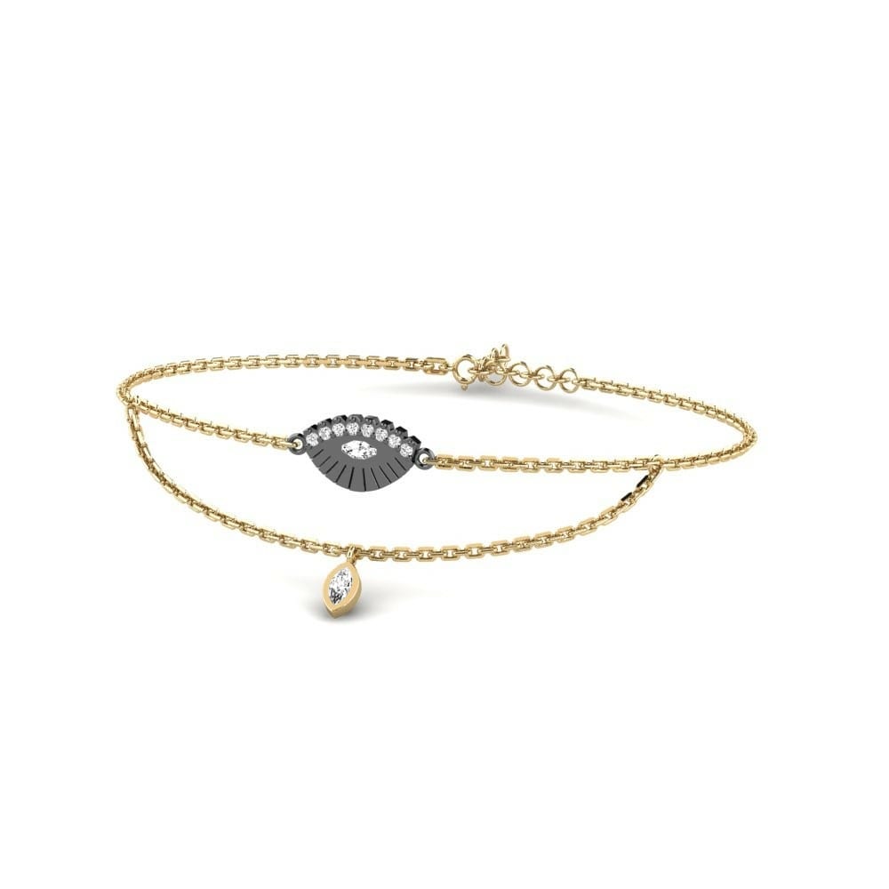 Bracelet pour femme Pagtuo Moissanite