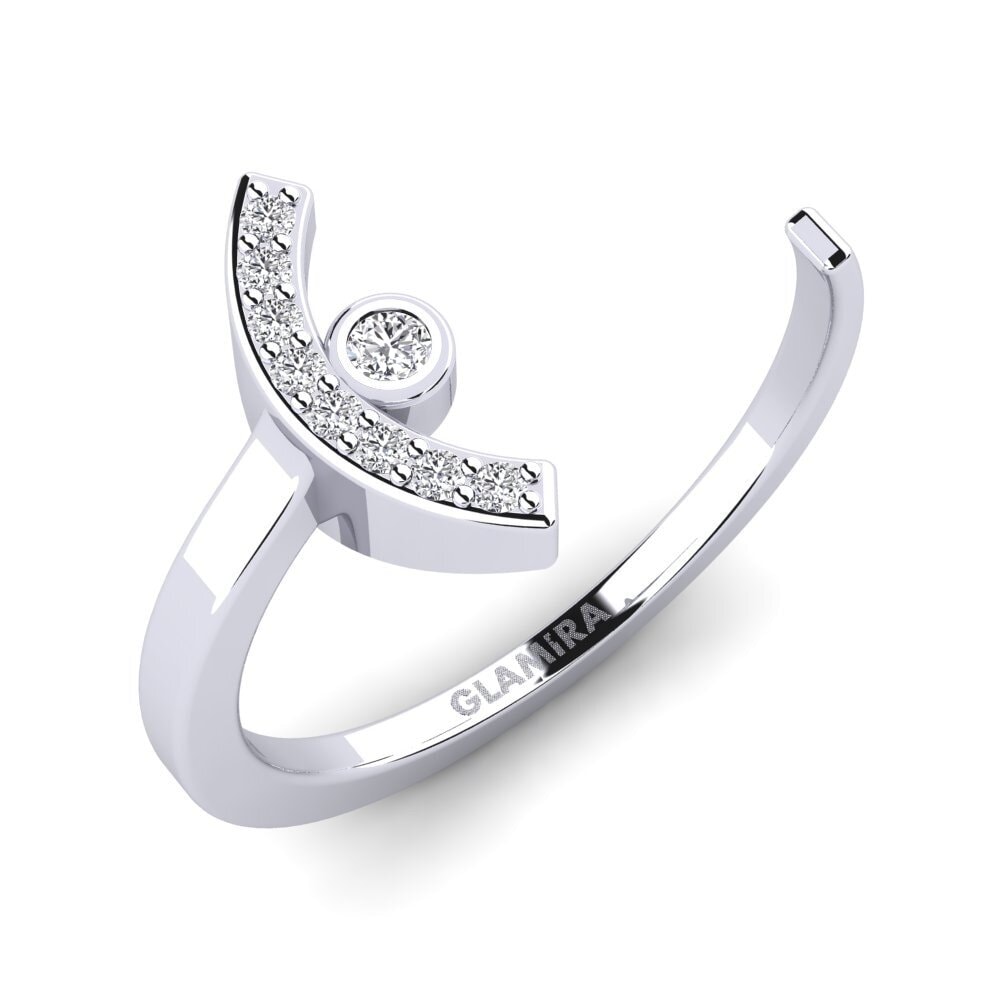 Paladio 950 Diamante Anillo Palekana - B