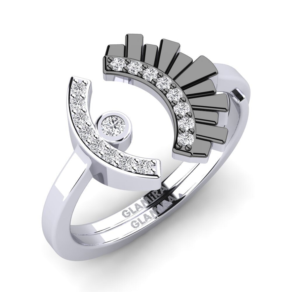 Paladio 950 Diamante Anillo Palekana - SET
