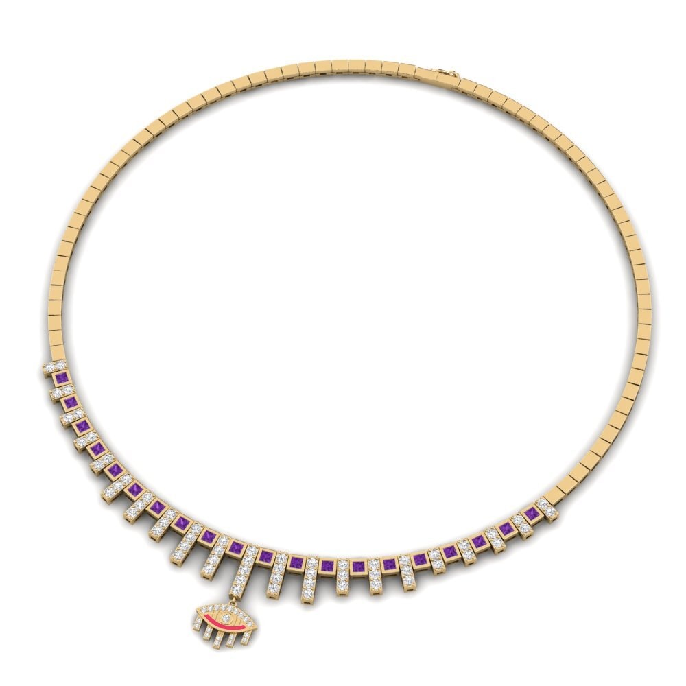Collar Amethyst Necklaces