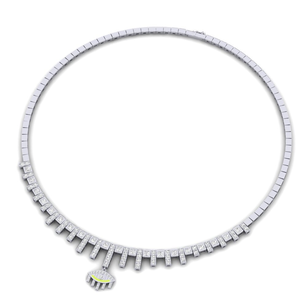 COLGANTES 18k Oro Blanco Rígidos