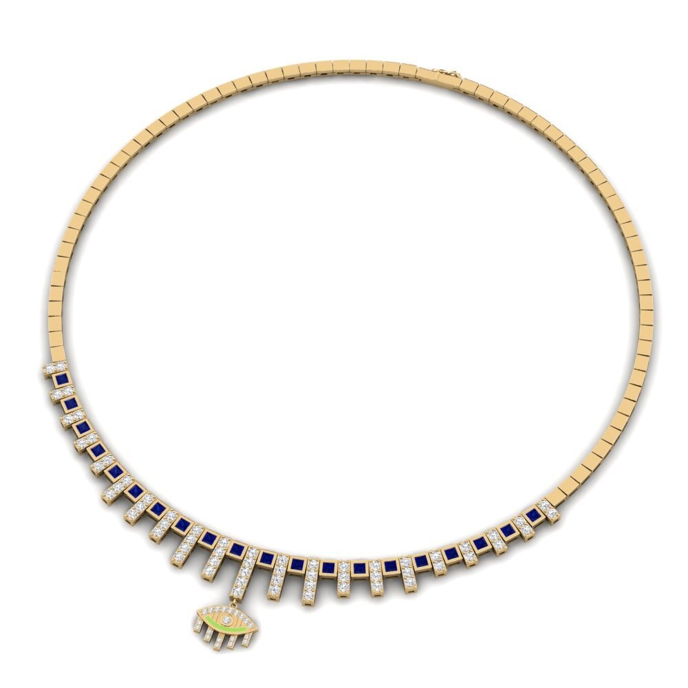 Collar Sapphire Necklaces