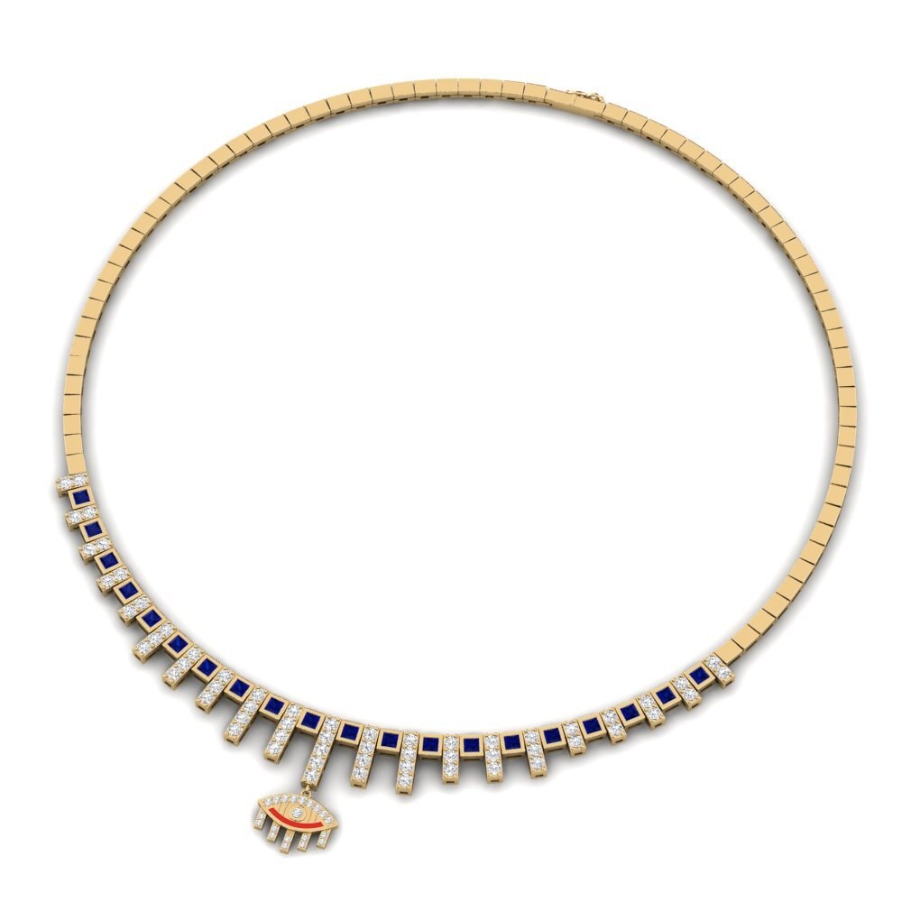 Collar Sapphire Necklaces