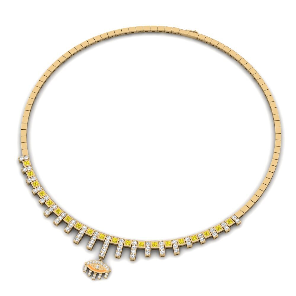 Collar Yellow Sapphire Necklaces