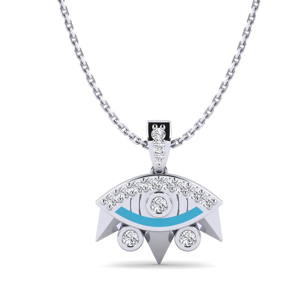 Paladio 950 Diamante Colgante de Mujer Sumikat