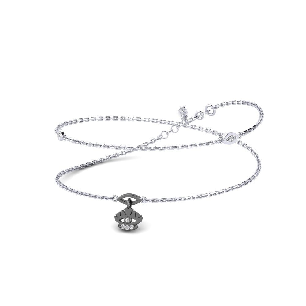 Paladio 950 Diamante Collar de Mujer Tumelo