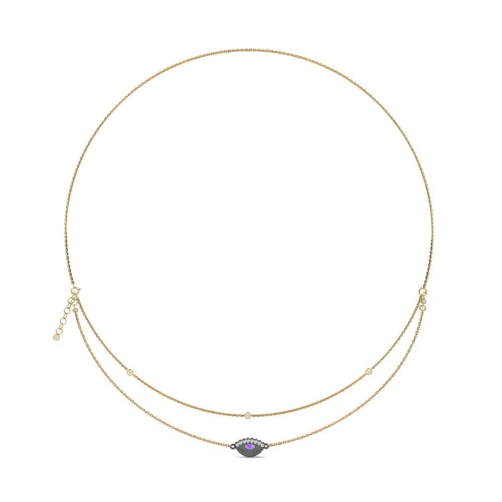 Amethyst Women's Necklace Ulinzi
