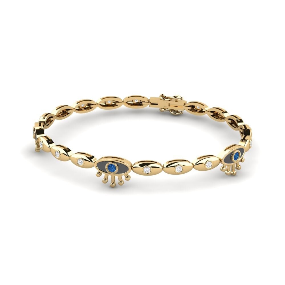 Circonita Azul Oscuro Pulsera de Mujer Vasal