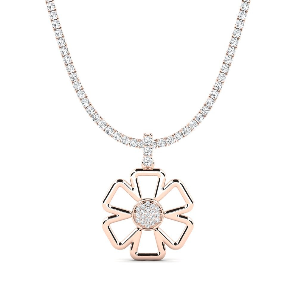 14k Oro Rosa Tennis Gnitcatert