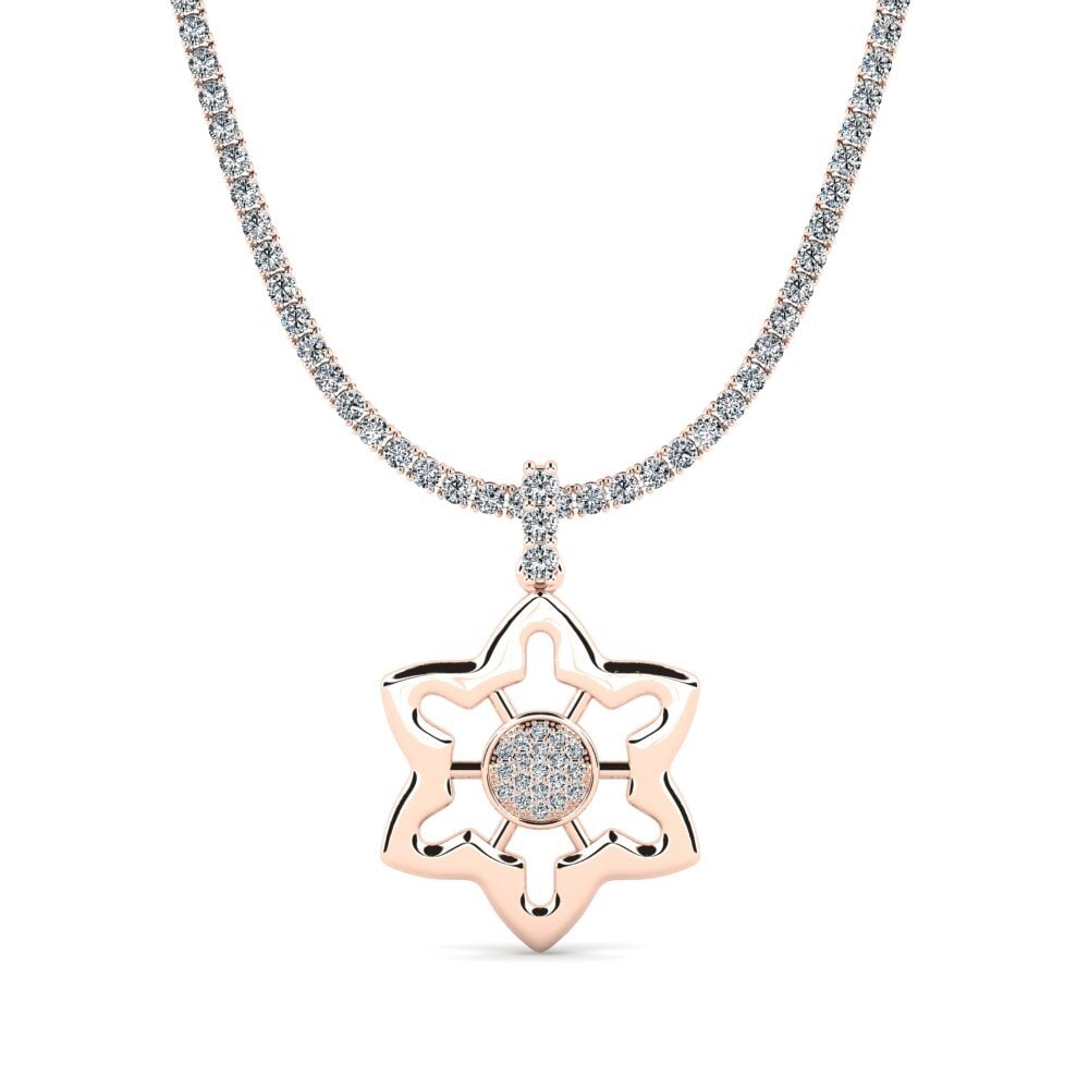 14k Oro Rosa Tennis Gozanckle