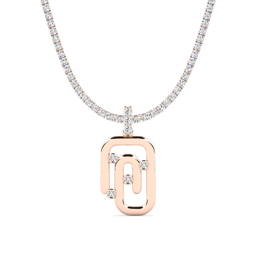 14k Oro Rosa Tennis Grationses