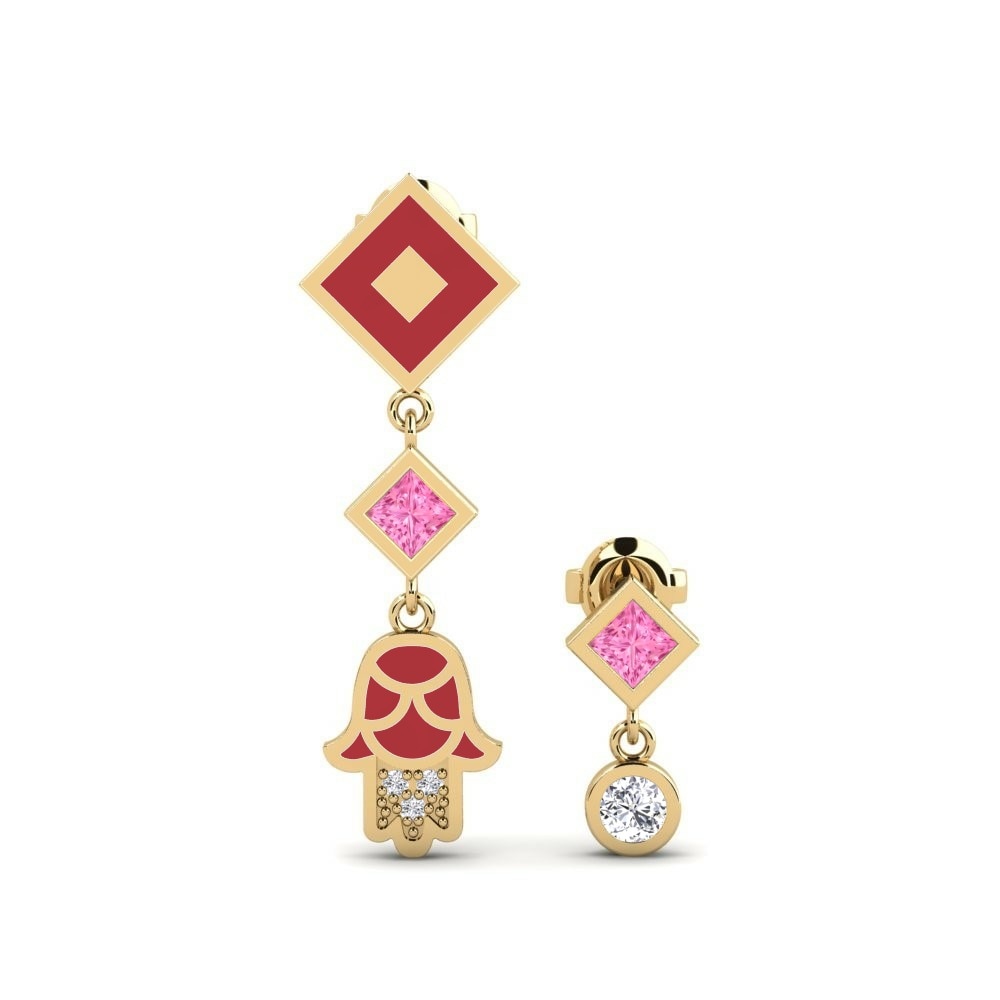 Pink Sapphire Earring Bahati Set