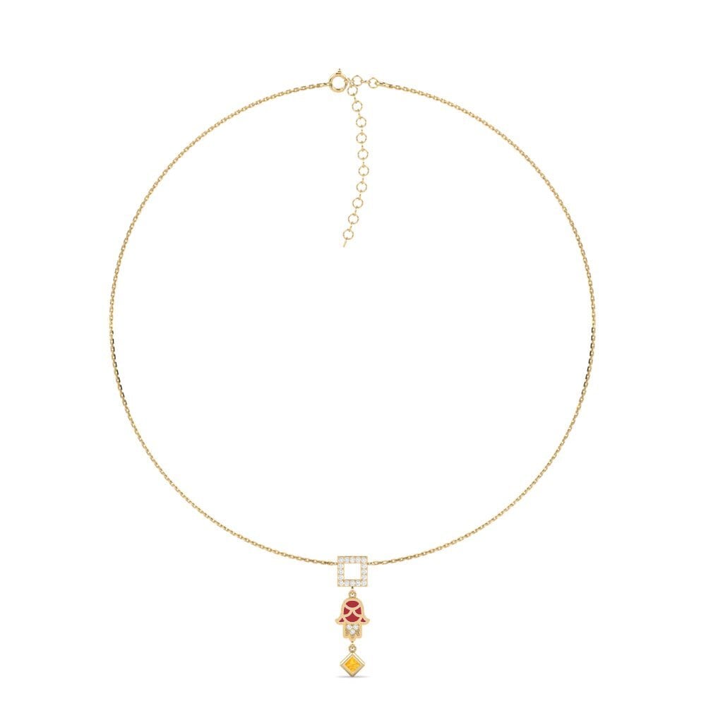 Choker Citrine Necklaces