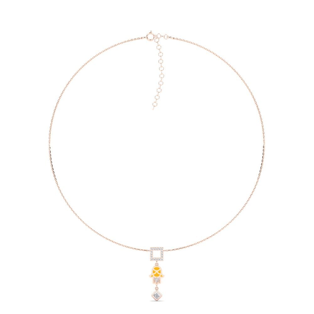 9ct Rose Gold Women's Choker Necklace Beskyddare