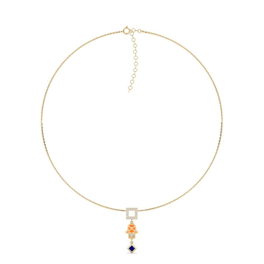 Zafiro Collar Gargantilla de Mujer Beskyddare