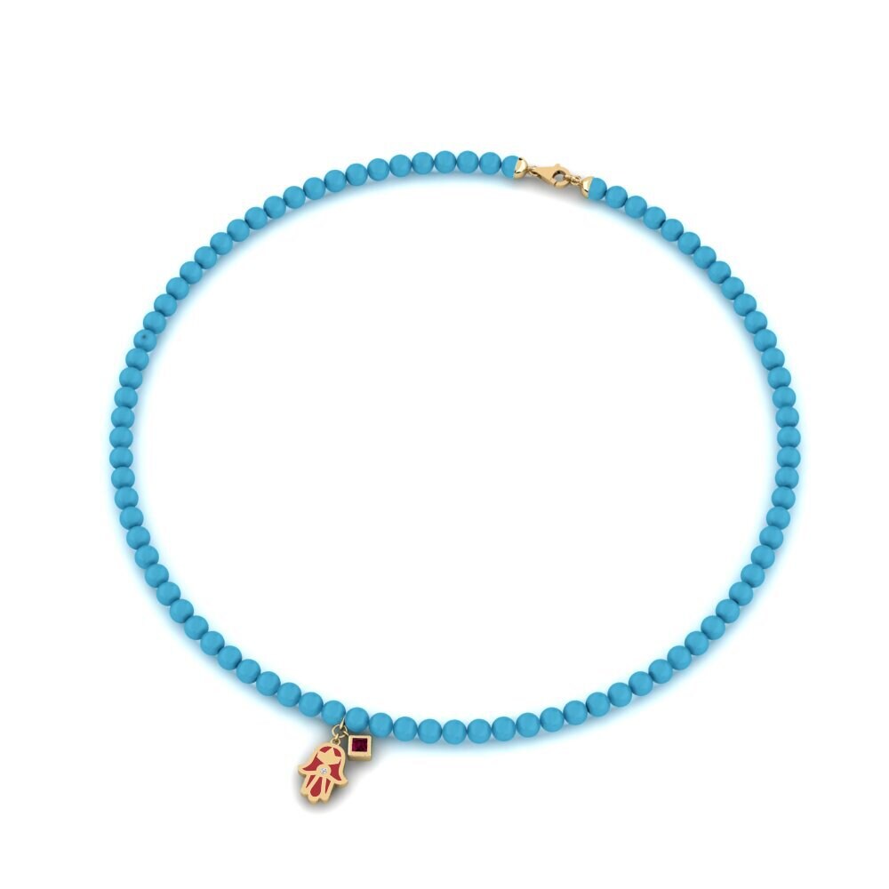 Rhodolite Garnet Women's Necklace Dionadoir