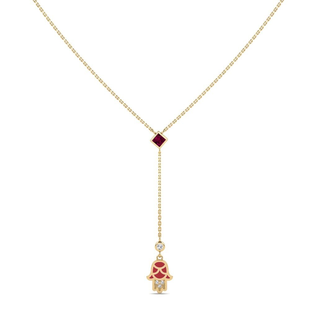 Rhodolite Garnet Women's Necklace Doverie
