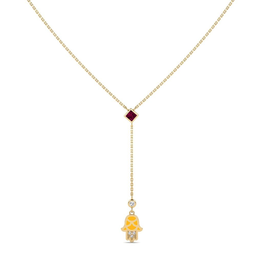 Rhodolite Garnet Women's Necklace Doverie